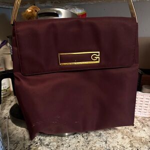 Authentic Givenchy Burgundy Shoulder Bag